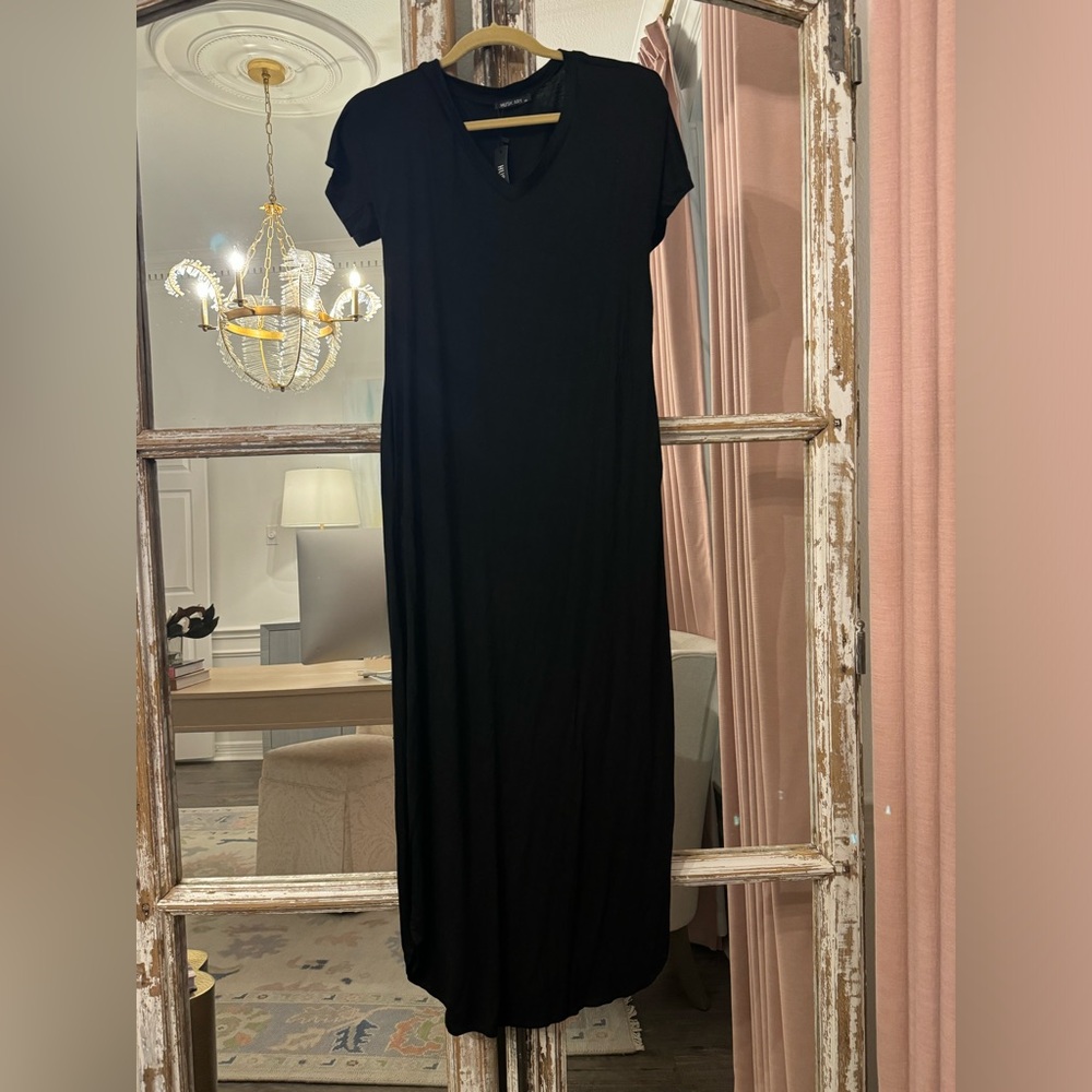 NWT black maxi dress